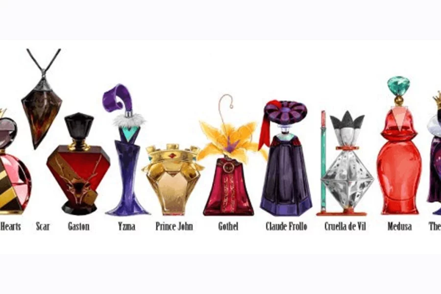 Designer japonesa cria coleção de perfumes baseado em vilões da Disney. A perfeição é tanta, que não é difícil saber de qual vilão se trata.