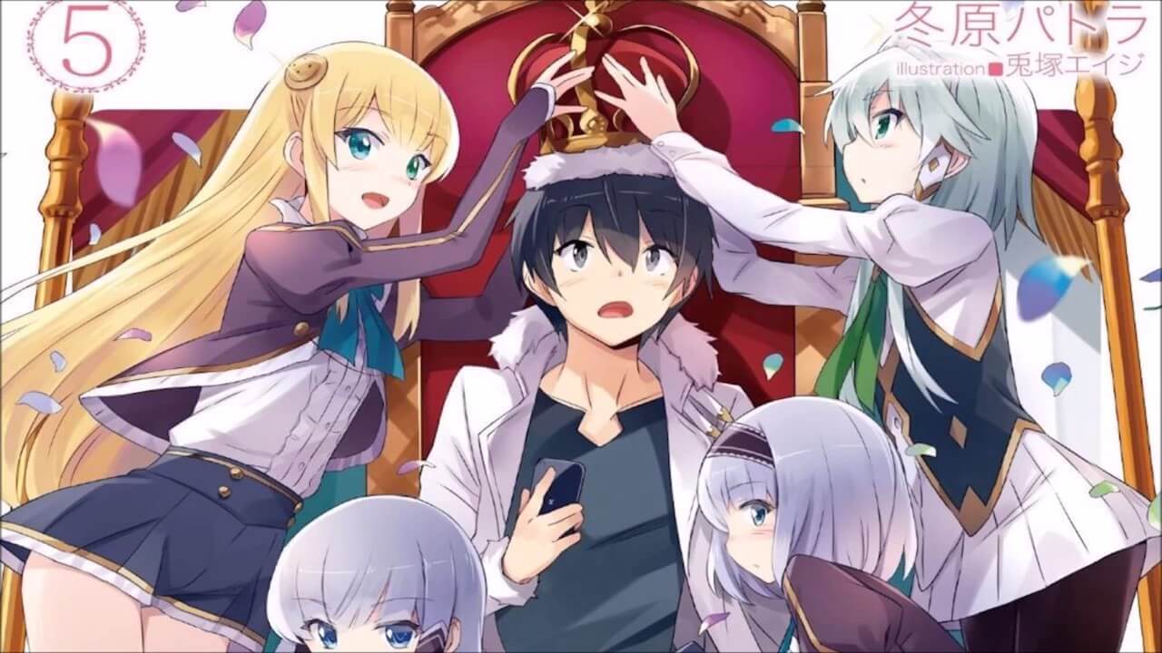 4 Isekai wa Sumātofon to Tomo ni - Garotas Que Curtem Animes