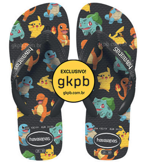 Havaianas Pokémon