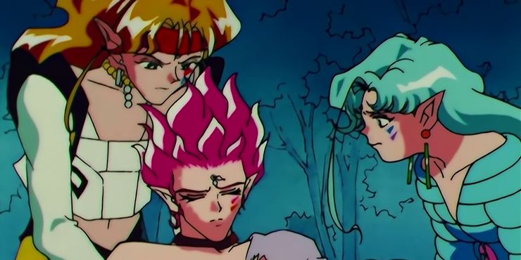 Fisheye, Tiger's Eye e Hawk's Eye, o Trio Amazonas de Sailor Moon SuperS