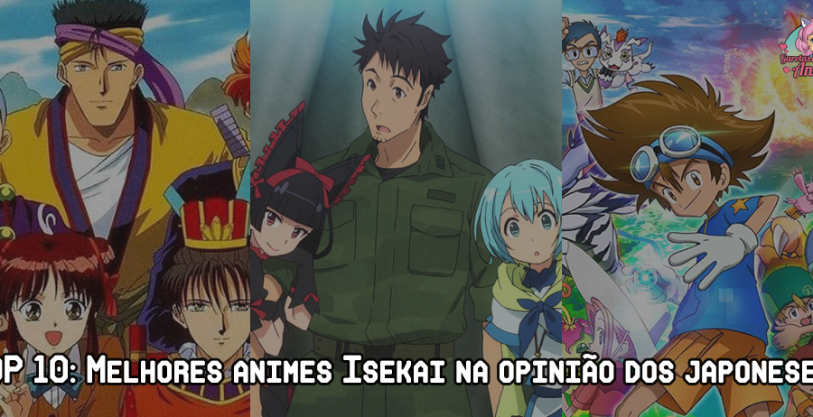 TOP 10: Melhores animes Isekai na opinião dos japoneses