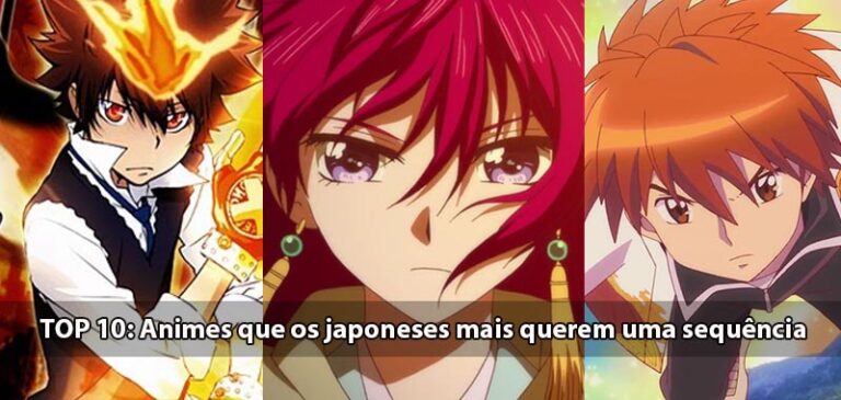 TOP 10: Animes que os japoneses mais querem uma sequência