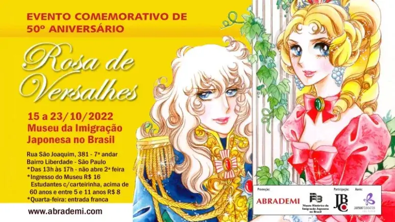 Rosa de Versalhes terá exposição em São Paulo