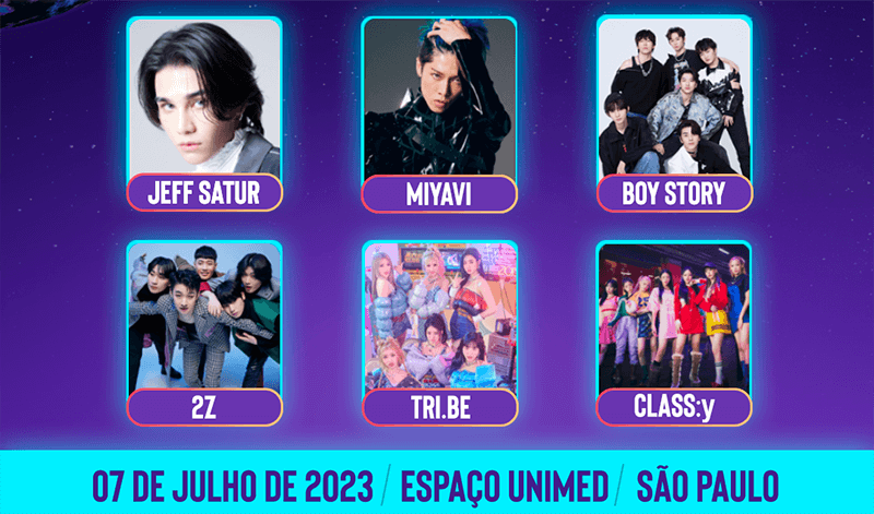 Asia Star Festival divulga horários dos shows da sua primeira edição em São Paulo