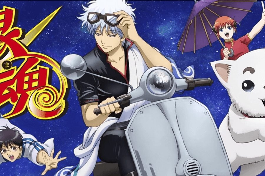 Gintama celebra seu 20º aniversário com um tributo visual especial à sua primeira página de mangá. A obra estreou em 2003 na Shonen Jump.