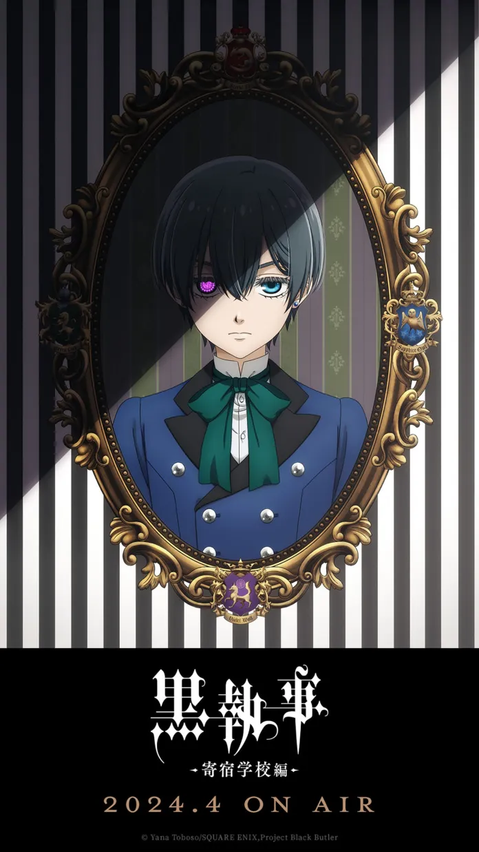 Foi revelado previsão de estreia da nova temporada da adaptação anime do mangá Black Butler, intitulada Black Butler: Public School Arc.