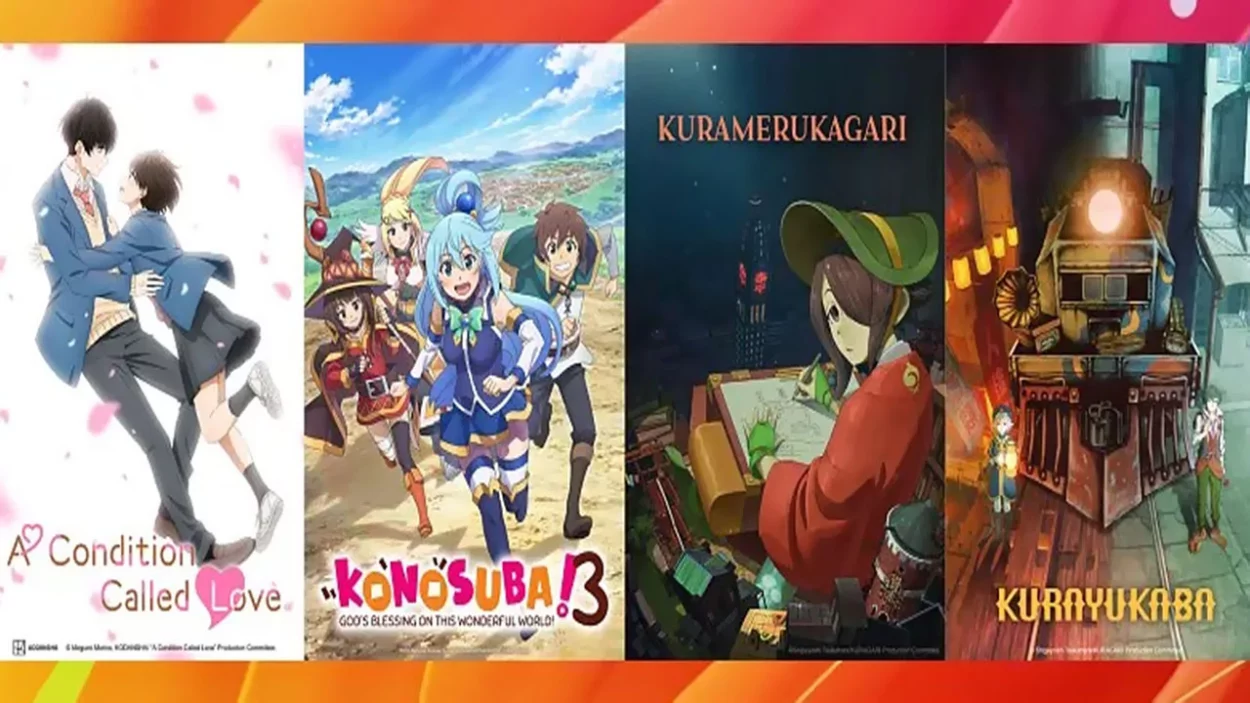 A Crunchyroll anunciou a aquisição de três novos animes e a nova temporada de Konosuba, programada para estrear no mês de abril de 2024.