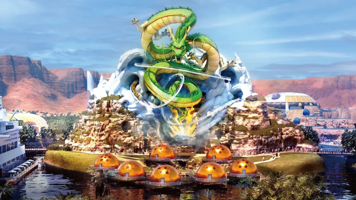 Um parque temático Dragon Ball está programado para ser construído na Qiddya Entertainment City, em Riad, na Arábia Saudita.