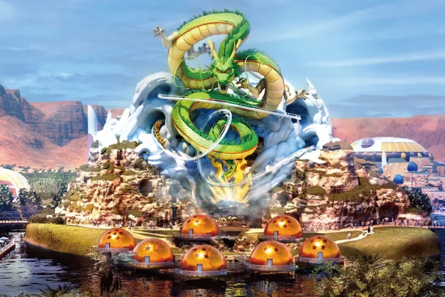 Um parque temático Dragon Ball está programado para ser construído na Qiddya Entertainment City, em Riad, na Arábia Saudita.