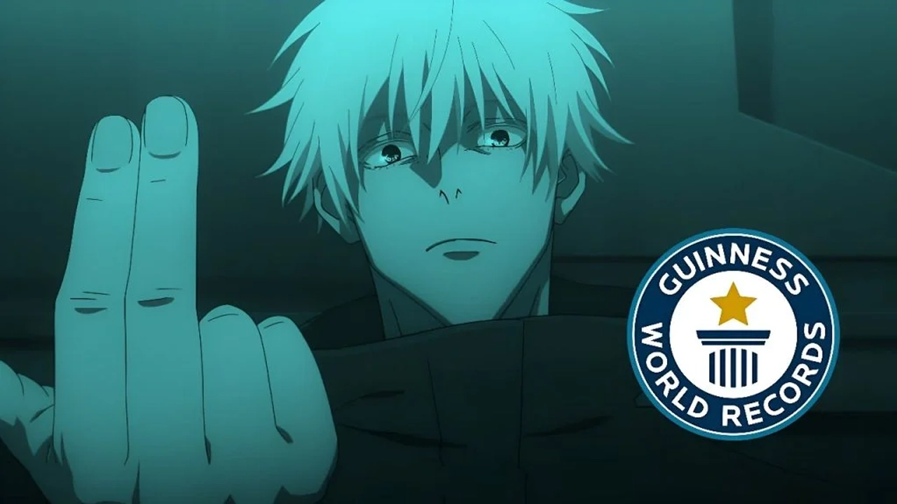 Jujutsu Kaisen conquistou o título de série de anime mais popular pelo Guinness World Records, superando Attack on Titan e One Piece.