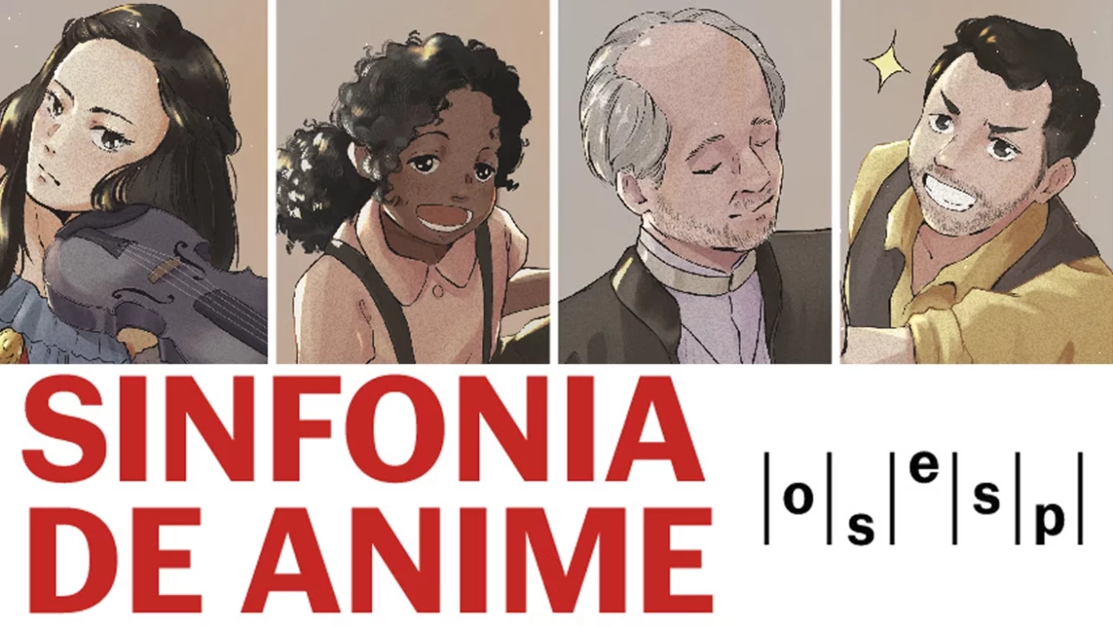 De 18/abr a domingo 21/abr, a Osesp e os Coros Acadêmico, Juvenil e Infantil apresentam na Sala São Paulo o projeto Sinfonia de Anime.