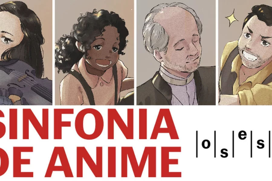 De 18/abr a domingo 21/abr, a Osesp e os Coros Acadêmico, Juvenil e Infantil apresentam na Sala São Paulo o projeto Sinfonia de Anime.