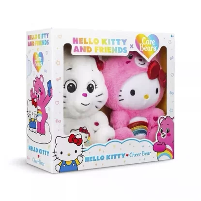 A Sanrio lançou oficialmente uma colaboração entre a Hello Kitty e os Ursinhos Carinhosos, combinando duas das franquias mais adoráveis.