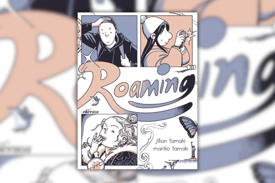 Com ilustrações envolventes, Nova Iorque é retratada como um personagem vívido, enriquecendo a narrativa da graphic novel Roaming.