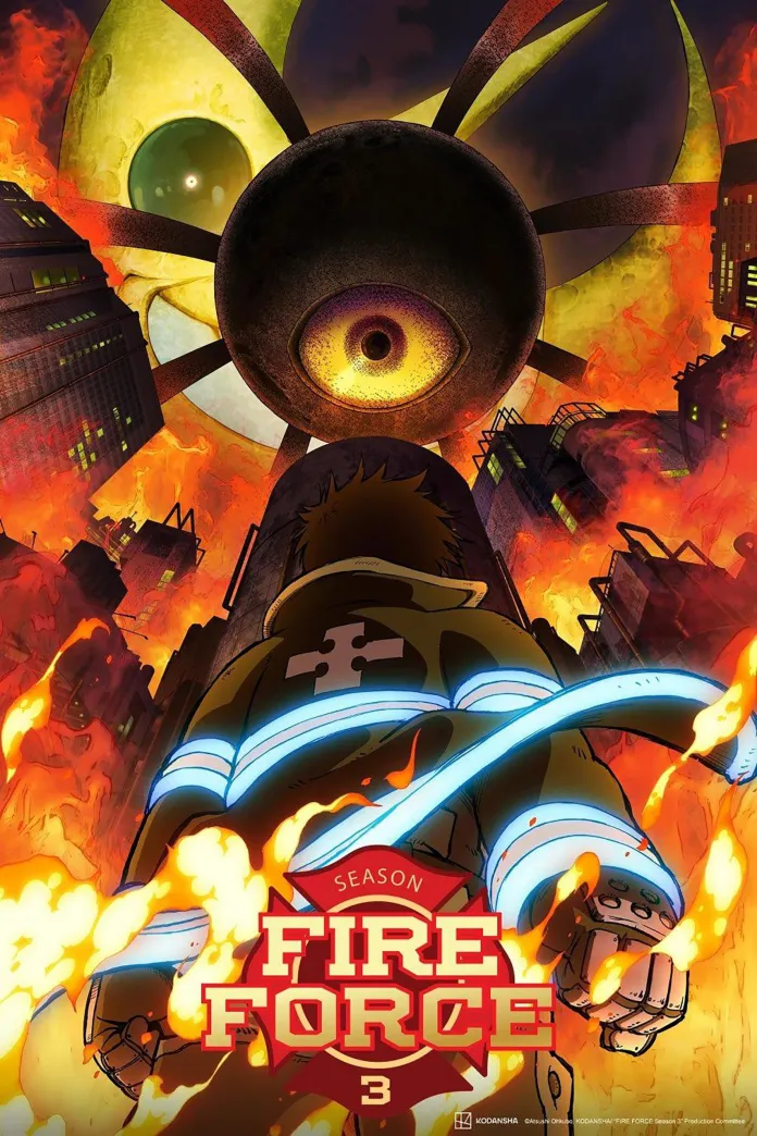 A Crunchyroll revelou previsão de estreia da 3ª temporada da adaptação para série anime do mangá Fire Force (En En no Shouboutai).