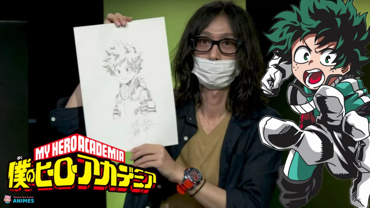 Kohei Horikoshi, criador de My Hero Academia, refletiu sobre alcançar 100 milhões de cópias globais em entrevista recente ao VIZ.