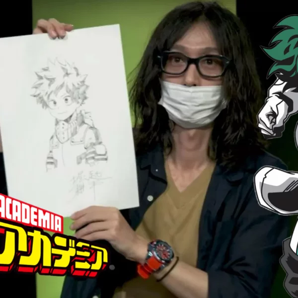 Kohei Horikoshi, criador de My Hero Academia, refletiu sobre alcançar 100 milhões de cópias globais em entrevista recente ao VIZ.