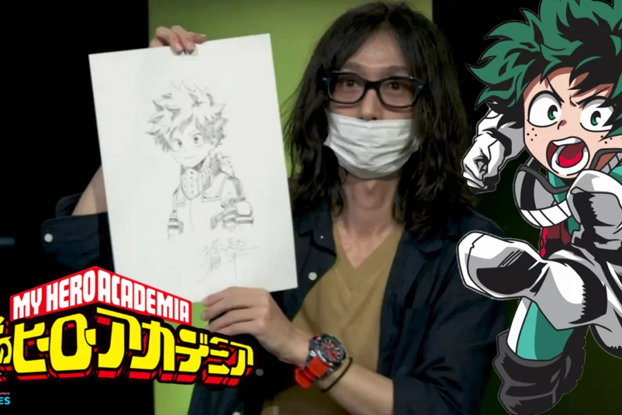 Kohei Horikoshi, criador de My Hero Academia, refletiu sobre alcançar 100 milhões de cópias globais em entrevista recente ao VIZ.