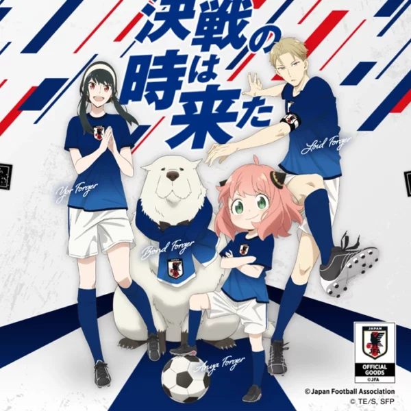 Spy x Family inicia uma nova missão com uma colaboração empolgante com a Adidas em apoio à seleção japonesa de futebol, Samurai Blue.