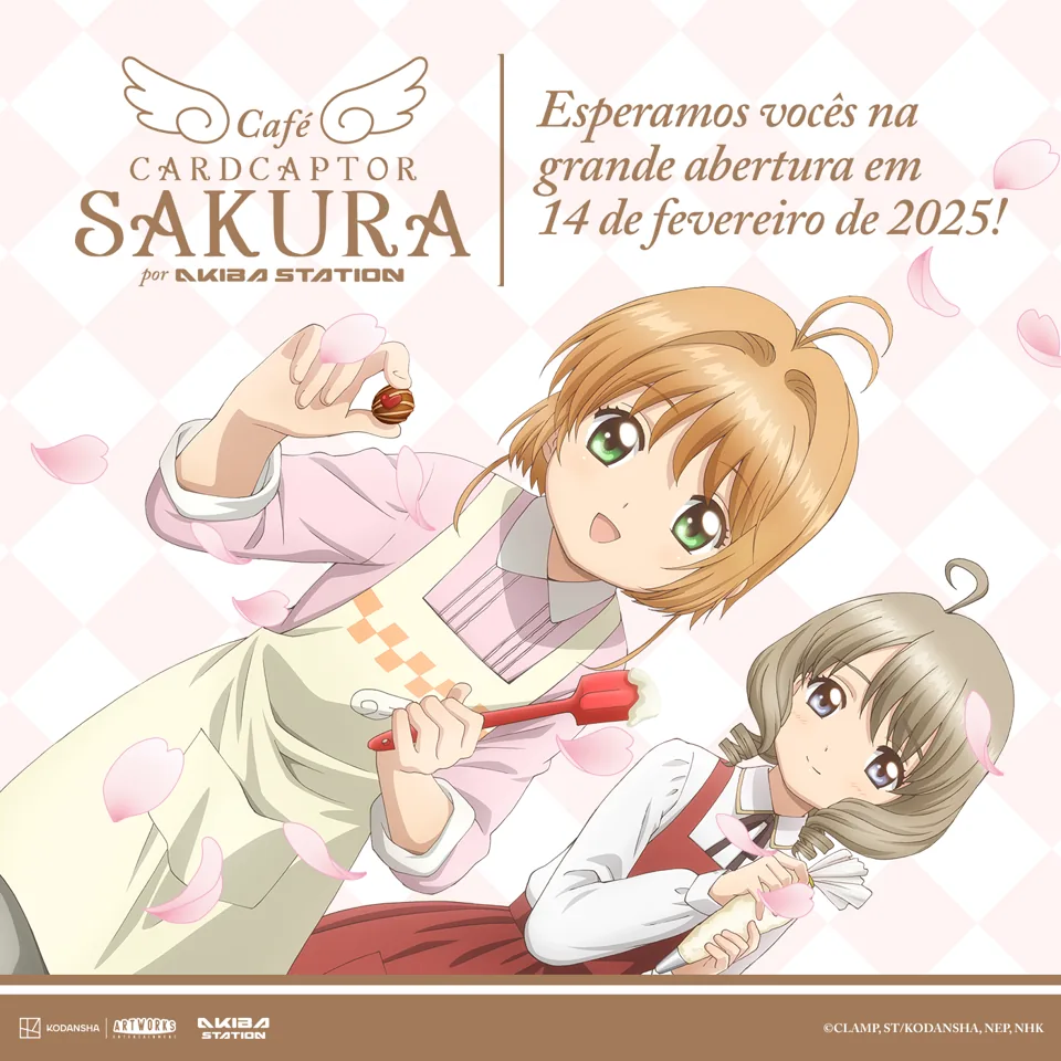 Em 14 de fevereiro de 2025, o bairro da Liberdade, em São Paulo, receberá o primeiro café temático de Sakura Card Captors fora da Ásia.