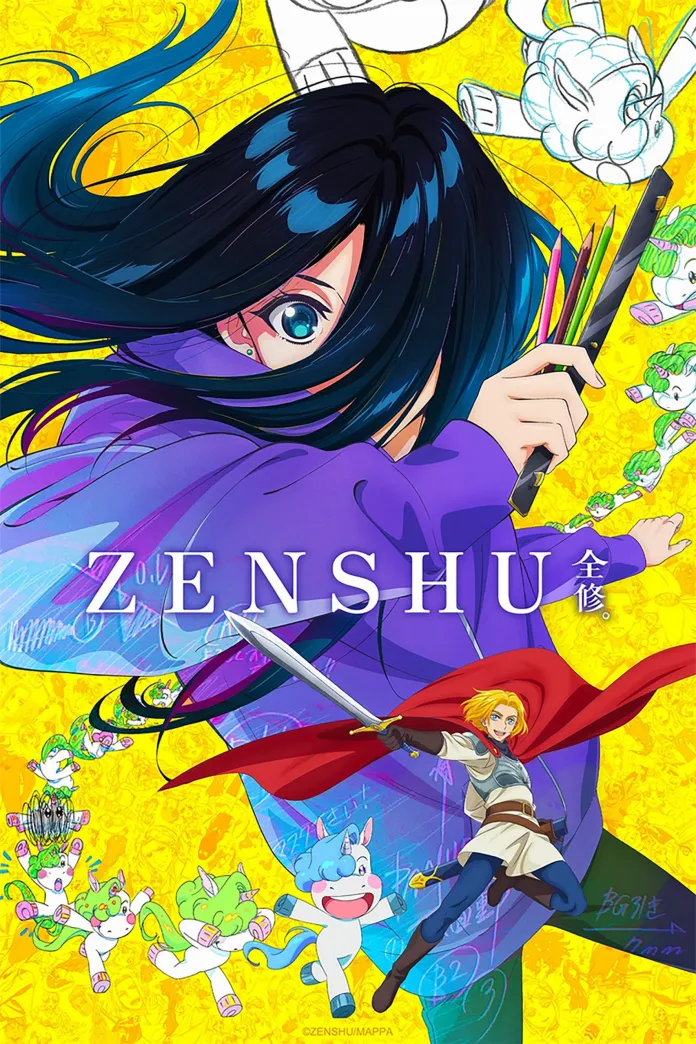 A Crunchyroll divulgou um trailer do anime original ZENSHU, que vai contar a história de uma jovem diretora de anime genial em ascensão.