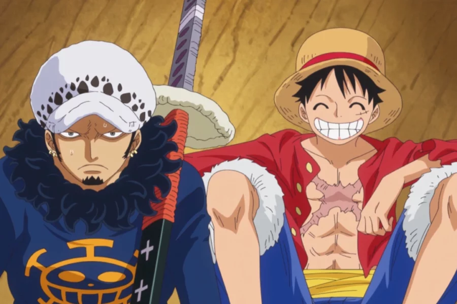 O canal oficial do YouTube de One Piece começou a transmitir, no domingo, um episódio original de cinco minutos com Luffy e Trafalgar Law.