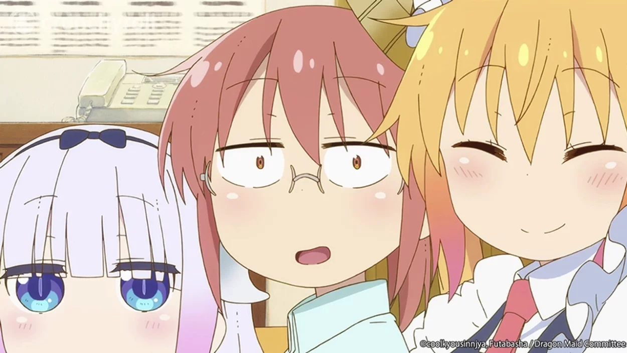 Trailer de Miss Kobayashi's Dragon Maid: A Lonely Dragon Wants to be Loved, um filme anime baseado no mangá Miss Kobayashi’s Dragon Maid.