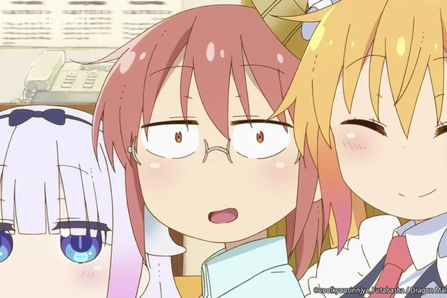 Trailer de Miss Kobayashi's Dragon Maid: A Lonely Dragon Wants to be Loved, um filme anime baseado no mangá Miss Kobayashi’s Dragon Maid.