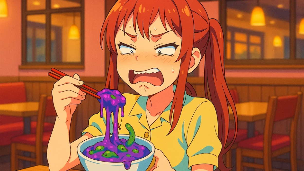 Conheça as comidas de anime mais estranhas, repulsivas e inesquecíveis já criados. De maionese pura a parasitas crus.