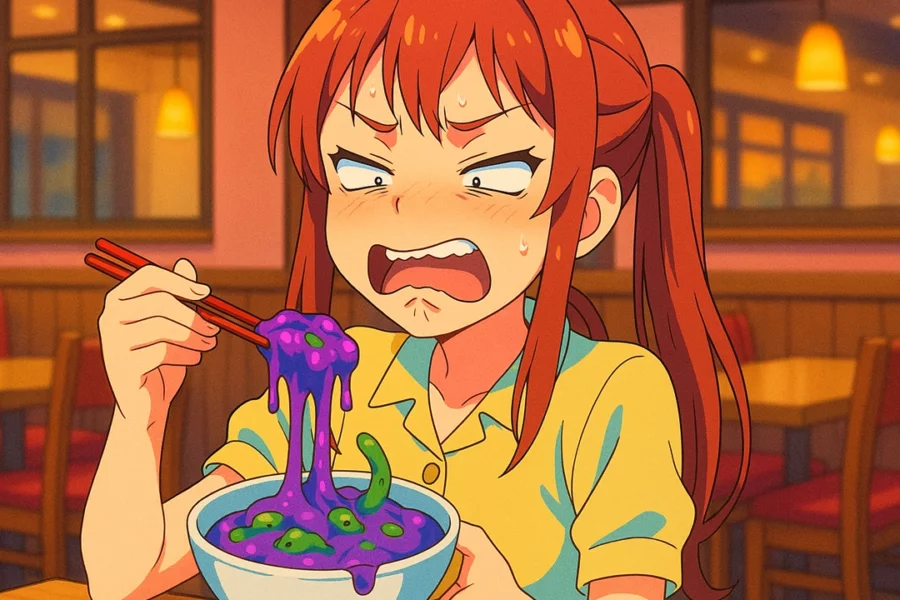 Conheça as comidas de anime mais estranhas, repulsivas e inesquecíveis já criados. De maionese pura a parasitas crus.