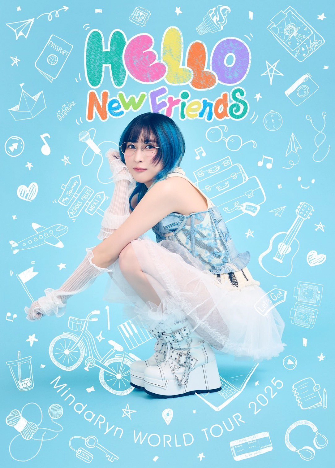 MindaRyn inicia turnê mundial “Hello New Friends” em 2025 com show no Anime Friends, no Brasil, e apresentação exclusiva com ASH.