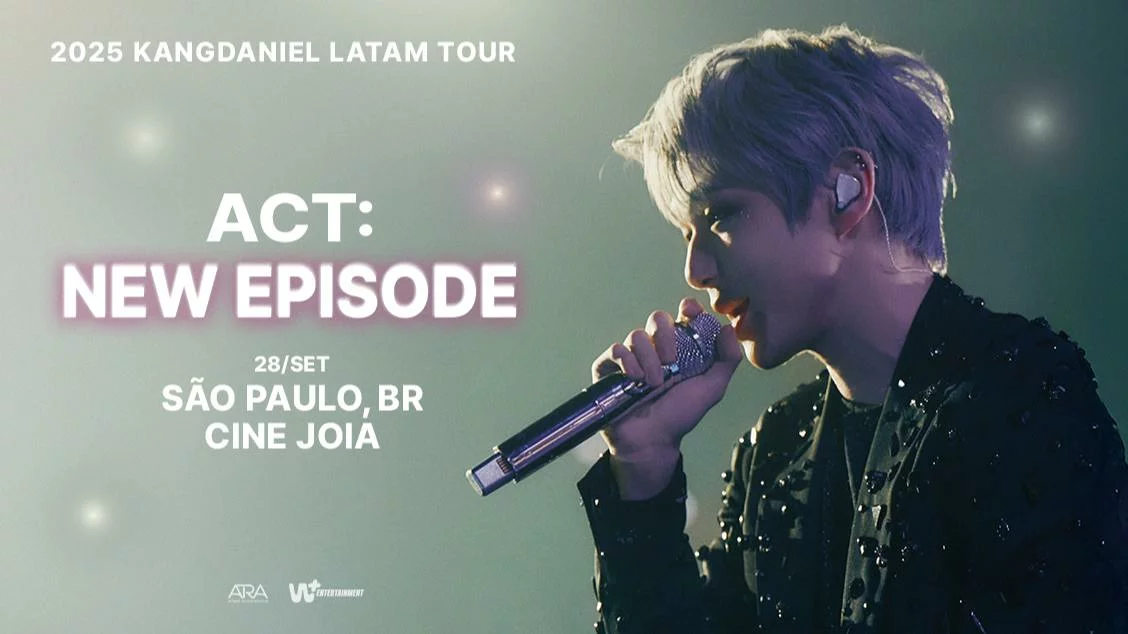 Kang Daniel se apresenta no Brasil em 28 de setembro, no Cine Joia. Ingressos e pacotes VIP estarão à venda a partir de 30 de julho.