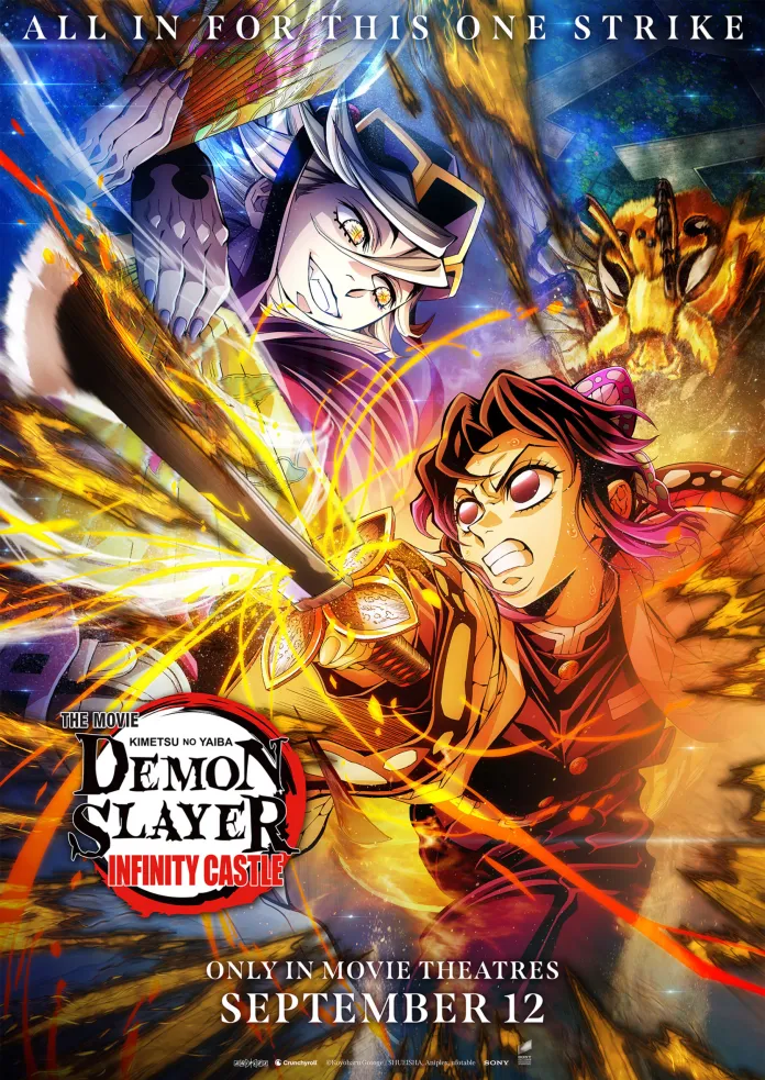 Primeiro filme da trilogia Demon Slayer: Infinity Castle estreia no Brasil em 11 de setemrbo; teaser destaca Shinobu vs. Doma.