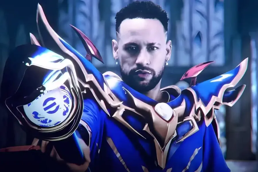 KONAMI anuncia crossover entre Neymar e Yu-Gi-Oh! no TGS 2025, com carta exclusiva Neymar x Dark Magician para celebrar 30 anos de eFootball.