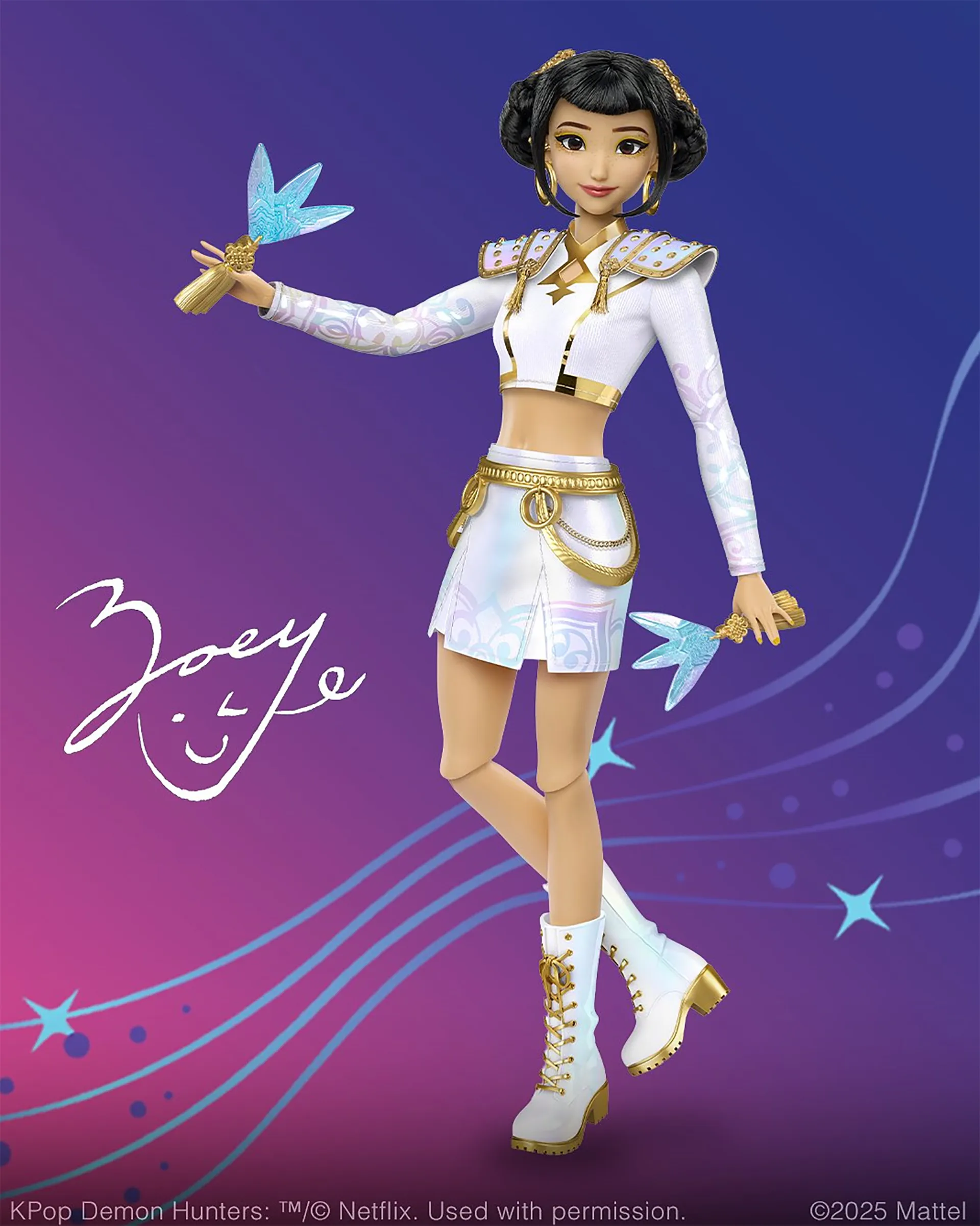 A Mattel revelou bonecas inspiradas em Guerreiras do K-pop, com pré-vendas a partir de 12 de novembro e lançamento previsto para 2026.