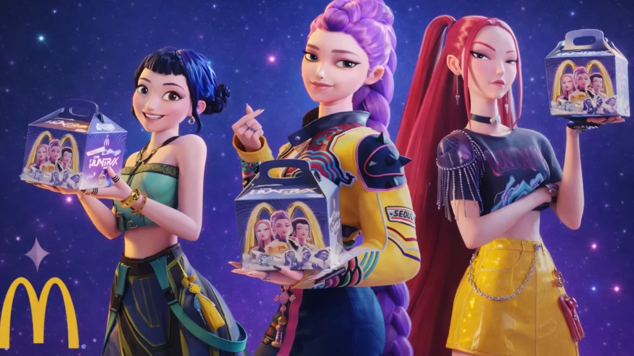 McDonald’s lança combos Guerreiras do K-Pop nos EUA. Parceria com a Netflix traz brindes e sabores coreanos, sem previsão para o Brasil.